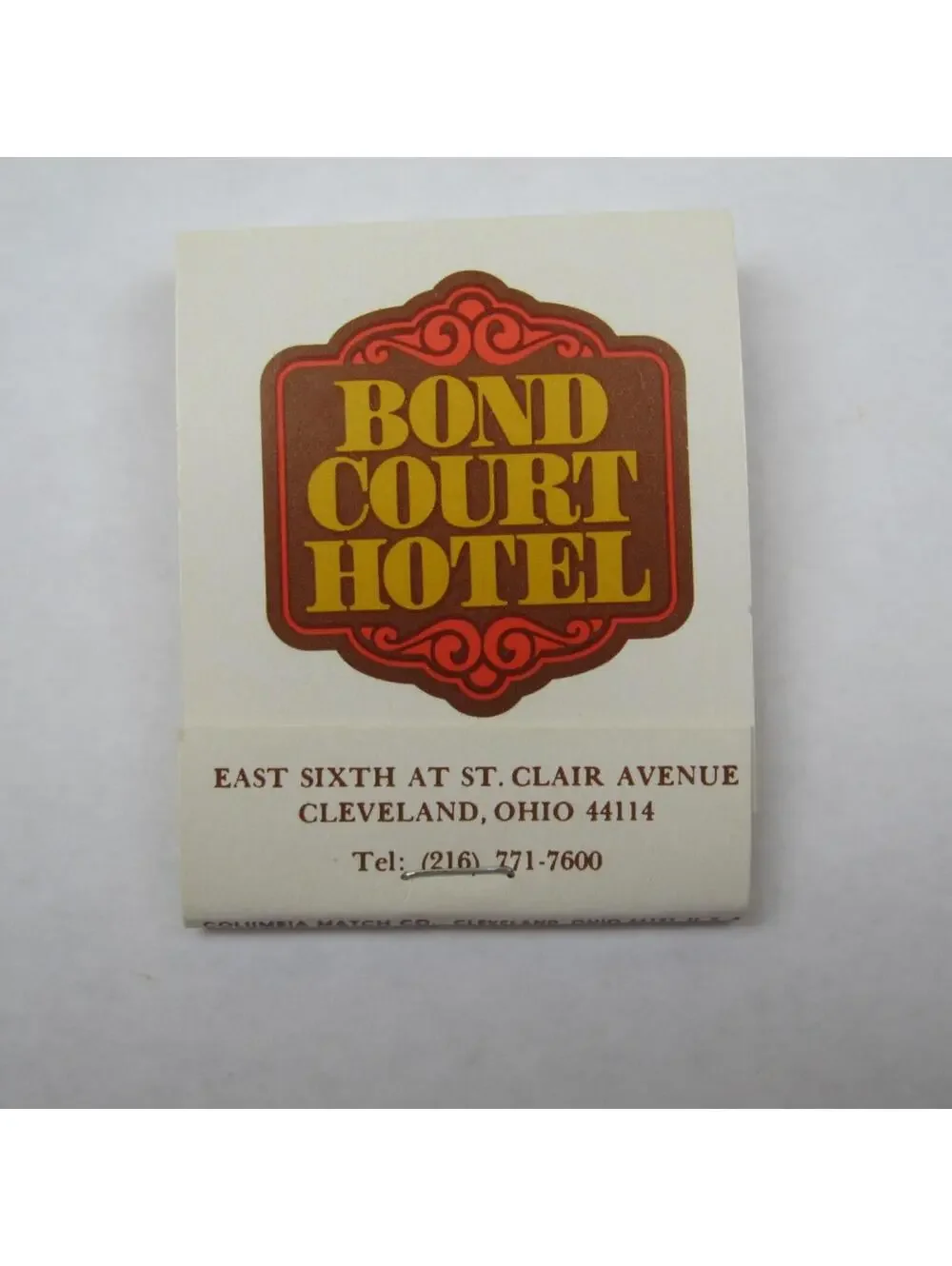 4 Matchbook Covers Cleveland Ohio Hotels Bolton Square Bond Court Sawmill Creek